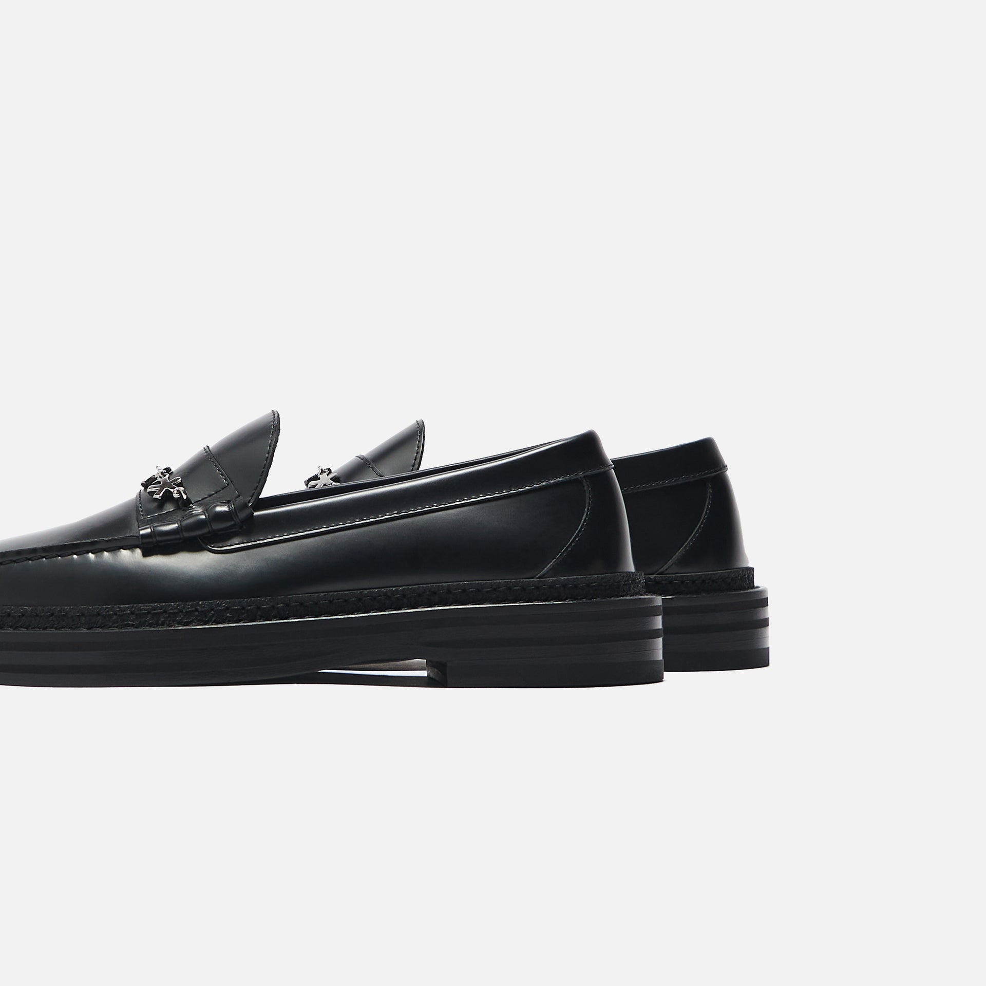 Jimmy Choo x Eric Haze x Poggy Star Chain Ezra Loafer - Black