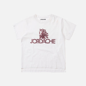 Jordache Oversized Logo Tee - White