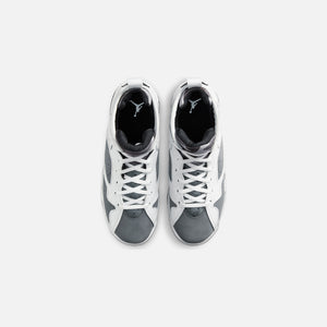 Nike Grade School Air Jordan 7 - Retro White / Varsity Purple / Flint Grey / Black