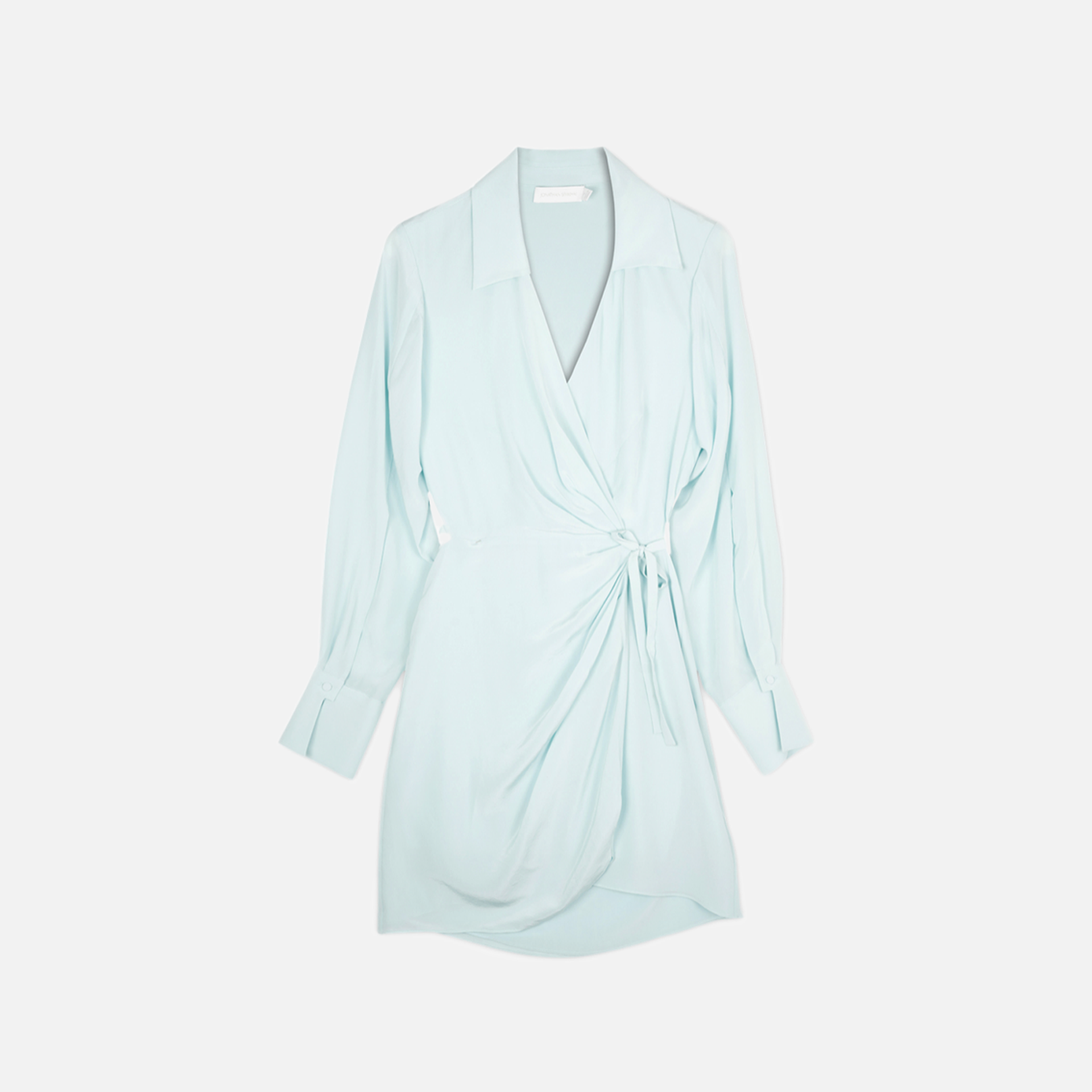 Jonathan Simkhai Destiny Wrap Dress - Freshwater Blue