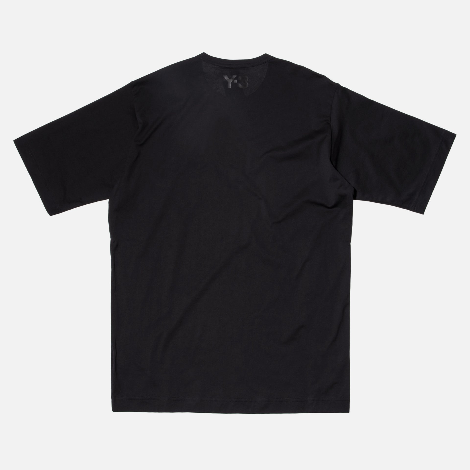 Y-3 Jersey Zip Tee - Black