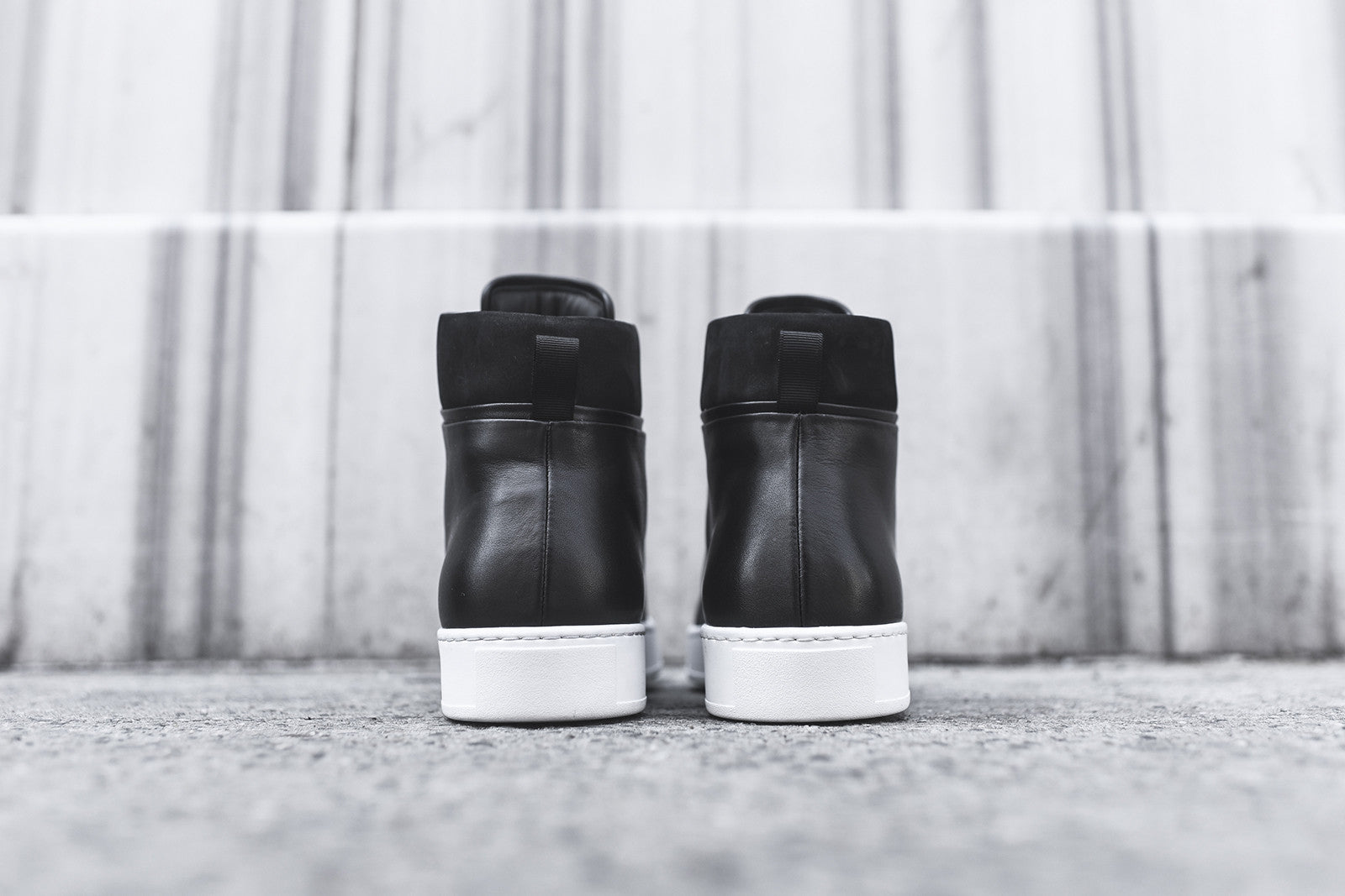 John Elliott High Top Sneaker - Black / White