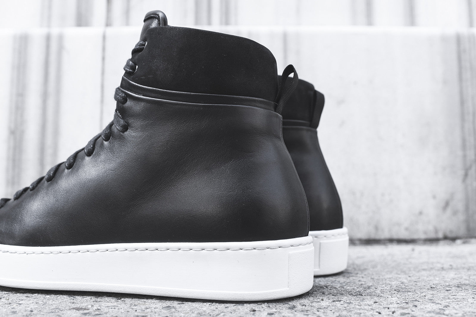 John Elliott High Top Sneaker - Black / White