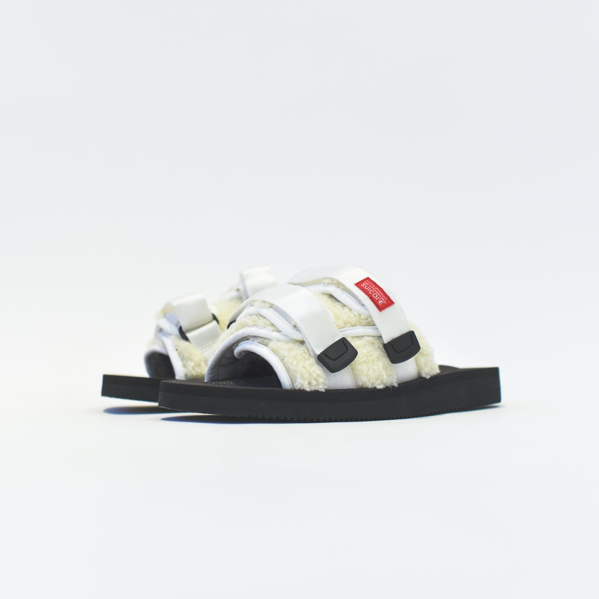 John Elliott x Suicoke Moto Sandal - Black / Ivory