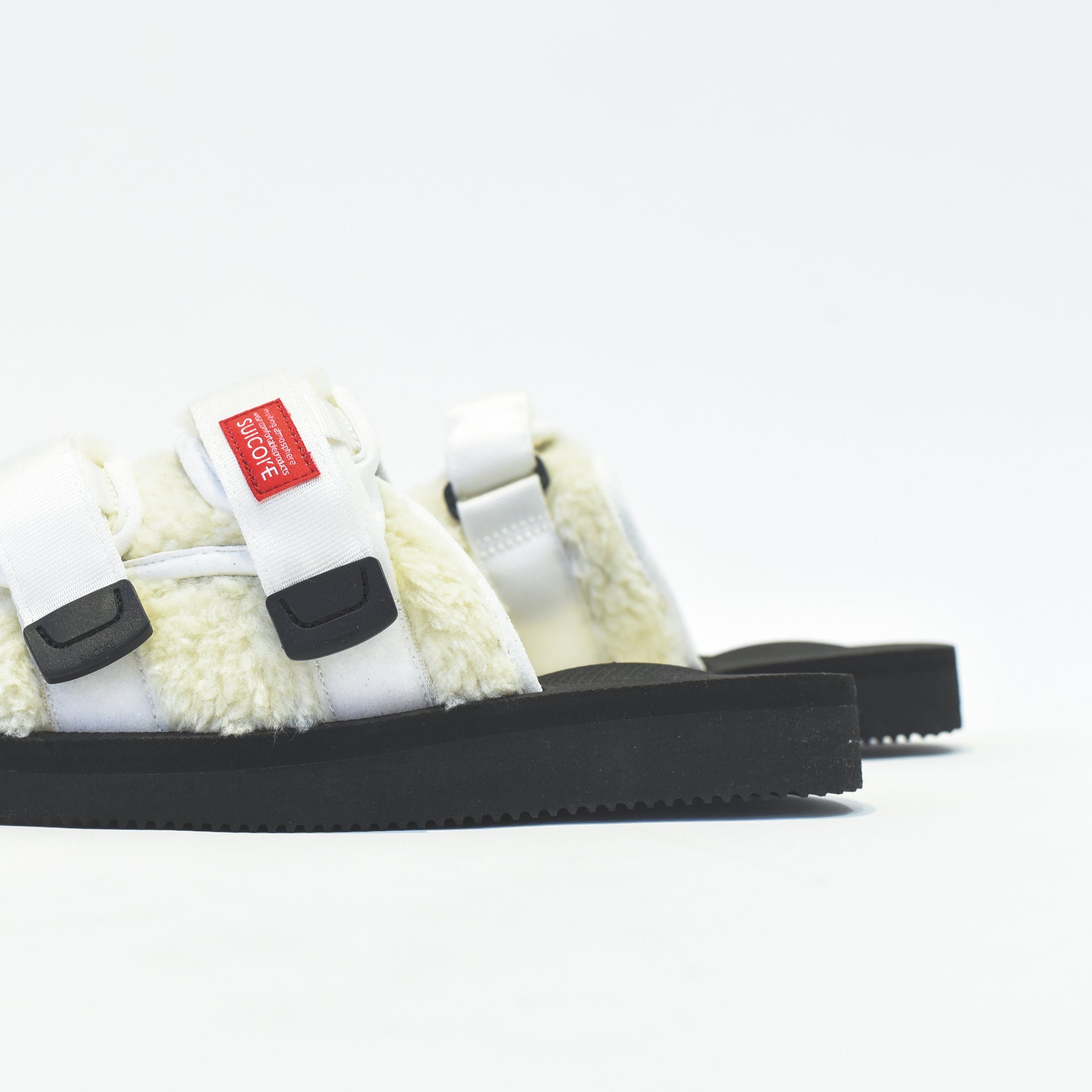 John Elliott x Suicoke Moto Sandal - Black / Ivory
