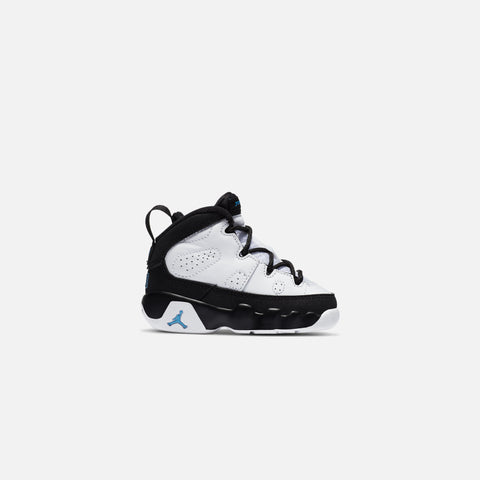 Nike TD Air Jordan Retro 9 - White / University Blue / Black