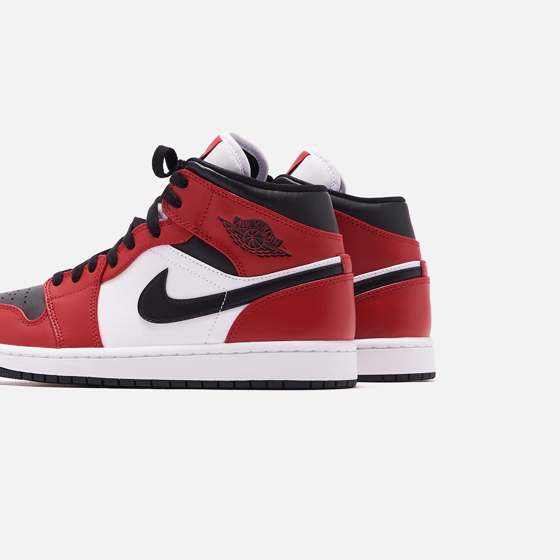 Nike Air Jordan 1 Mid - Black / Gym Red / White