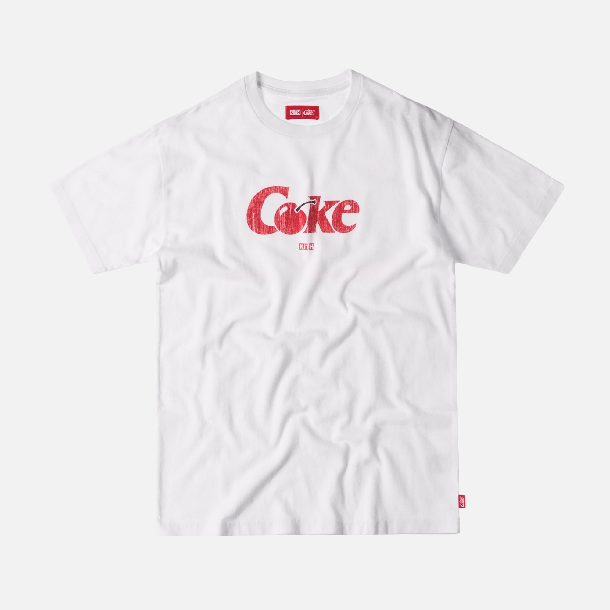 Kith x Coca-Cola Cherry Coke Vintage Tee - White