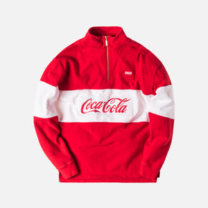 Kith x Coca-Cola Half Zip Rugby - Red