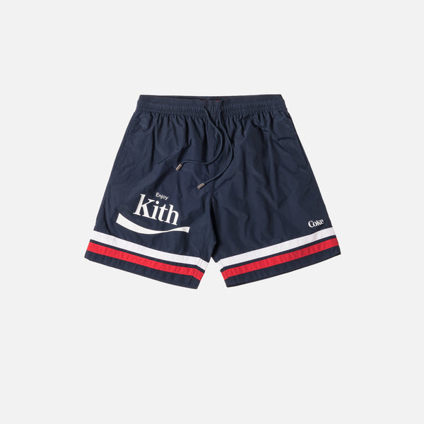 Kith x Coca-Cola Tilden Swim Trunk - Navy