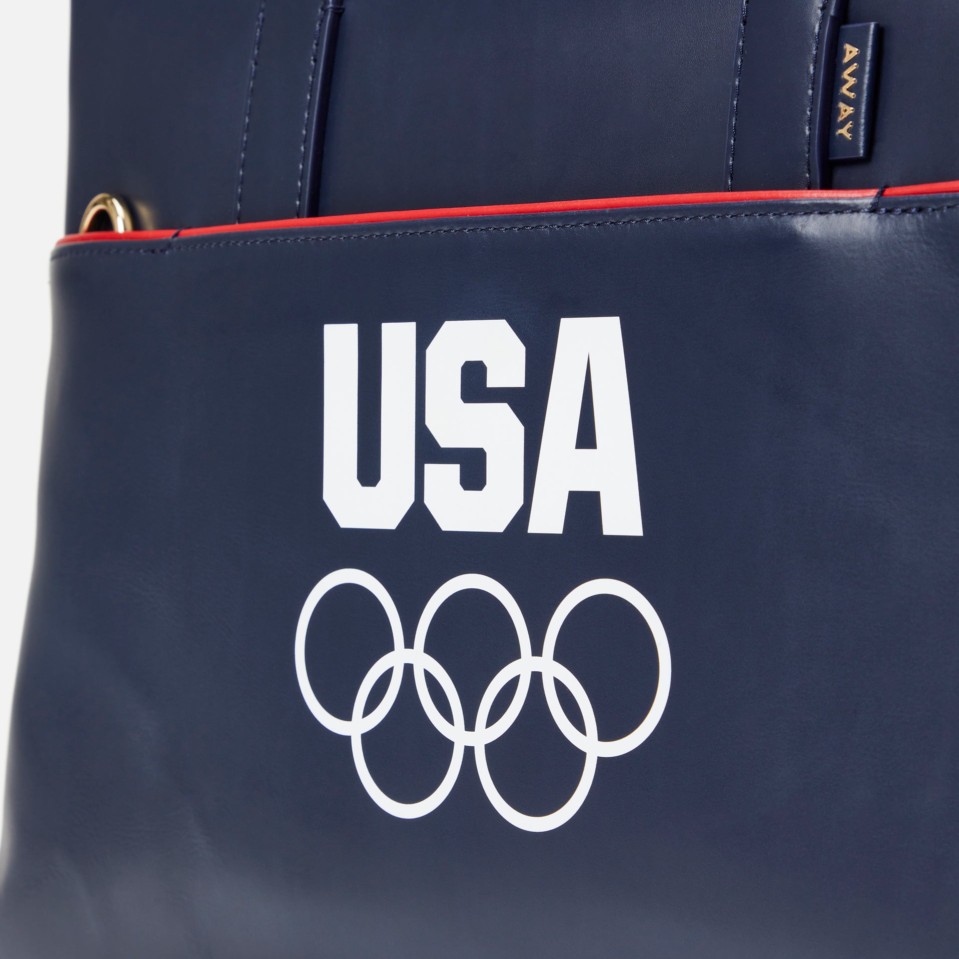 Kith for Team USA & Away Leather Everywhere Bag - Navy
