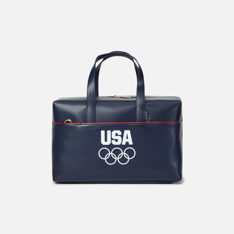 Kith for Team USA & Away Leather Everywhere Bag - Navy