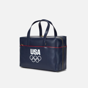 Kith for Team USA & Away Leather Everywhere Bag - Navy
