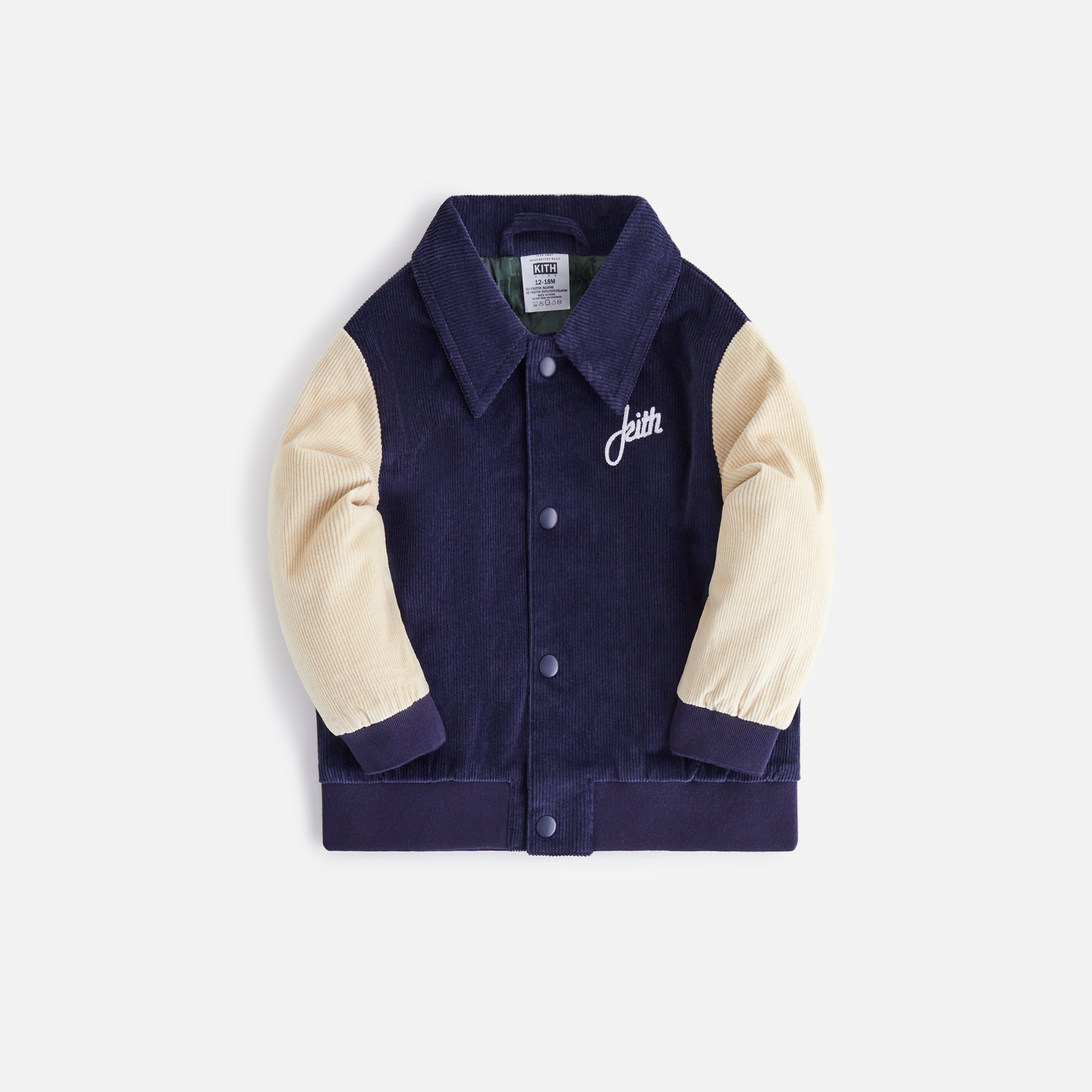 Kith Kids Baby Varsity Jacket - Peacoat