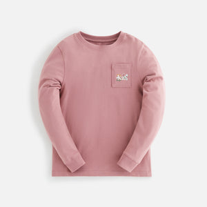 Kith Kids Classic Long Sleeve Tee - Pink Opal