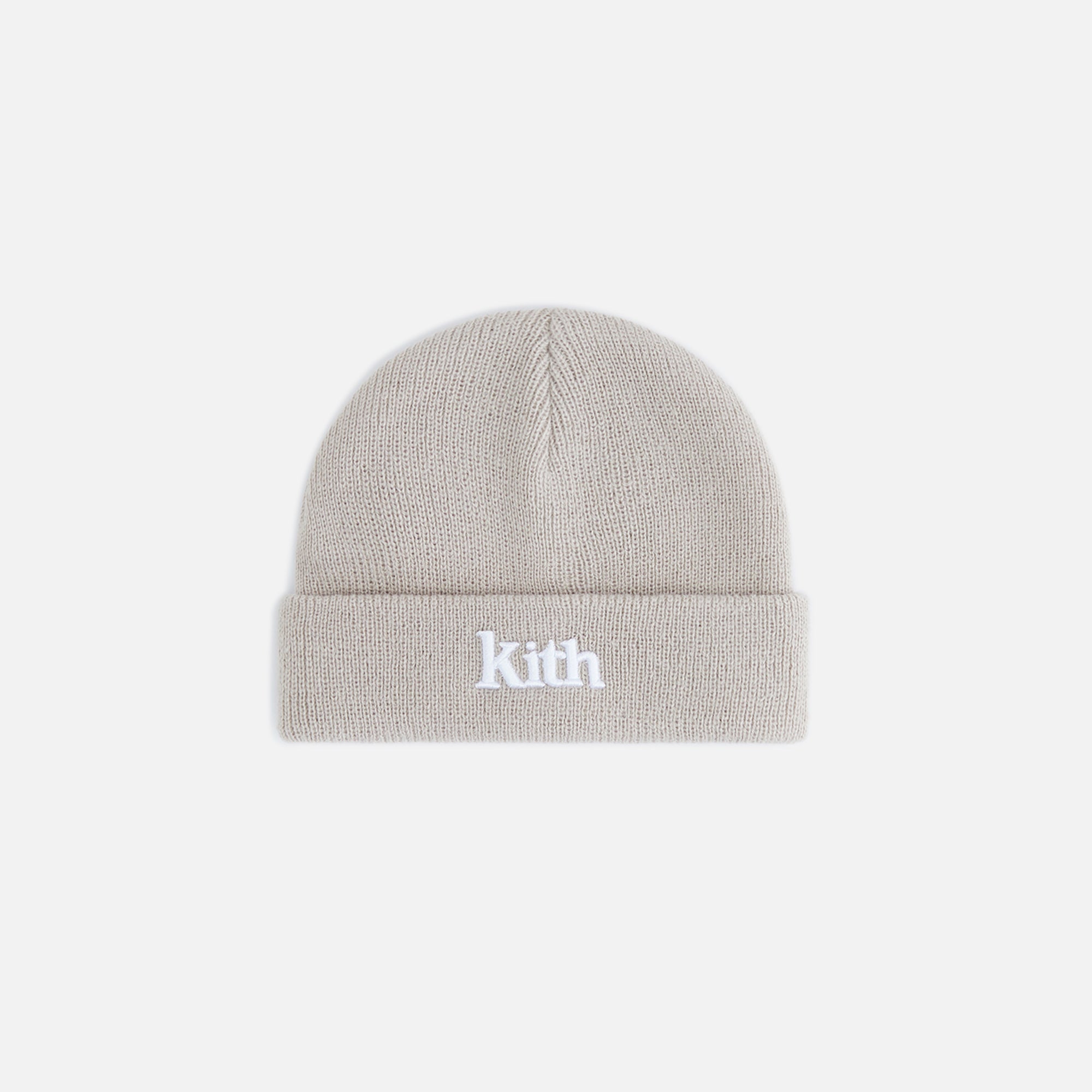 Kith Baby Classic Serif Logo Beanie - Plaster