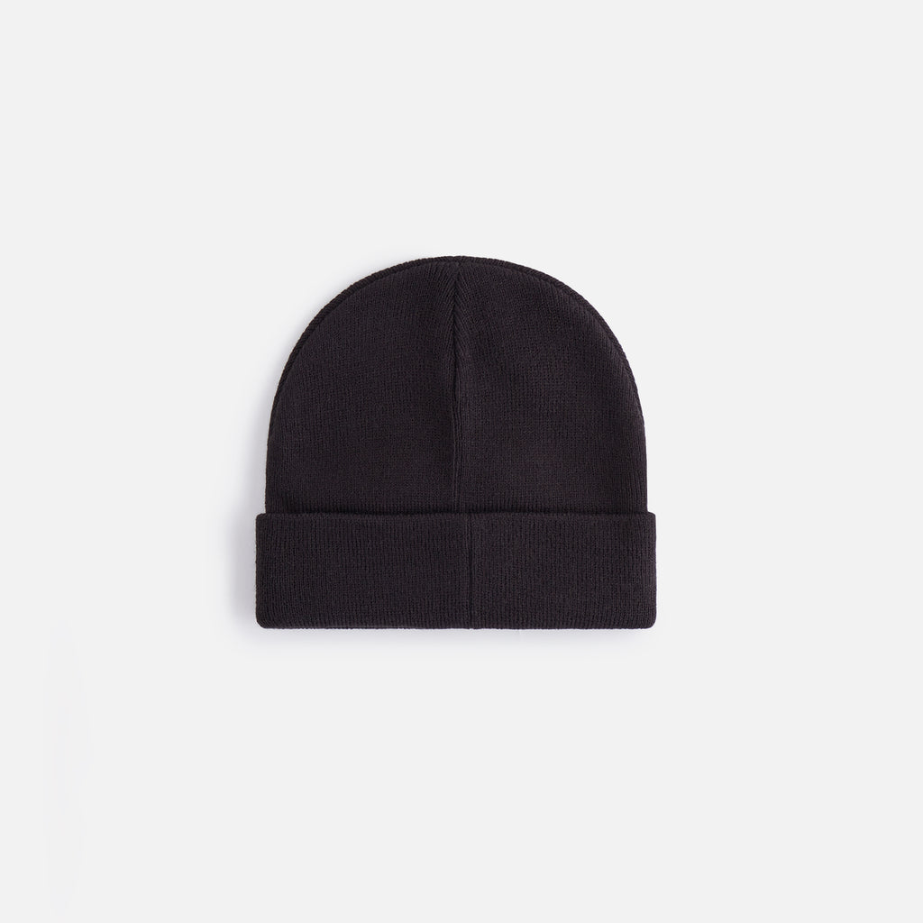 Kith Kids Logo Classic Rib Beanie - Black