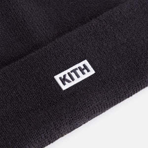 Kith Baby Logo Classic Rib Beanie - Black