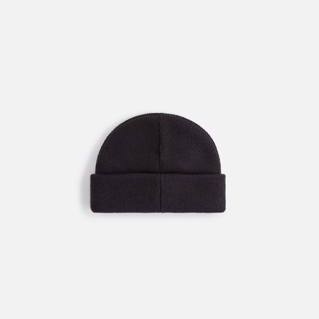 Kith Baby Logo Classic Rib Beanie - Black