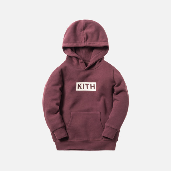 Kith Kids Classic Logo Williams Hoodie - Plum