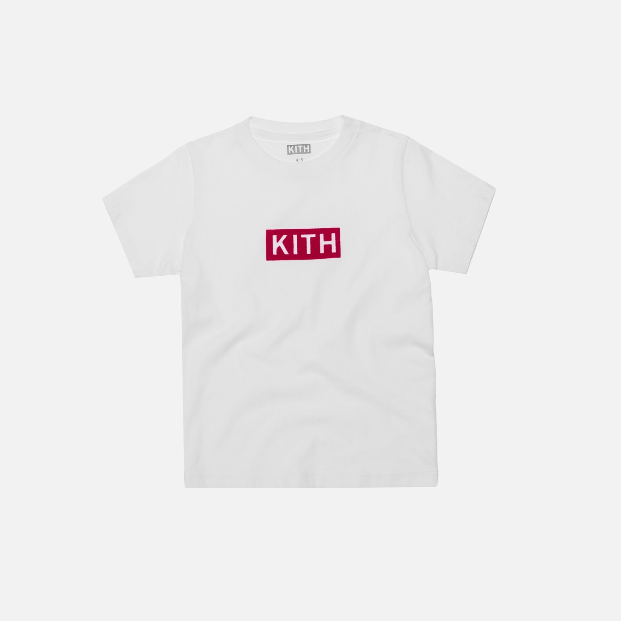 Kith Kids Classic Logo Tee - White / Pink