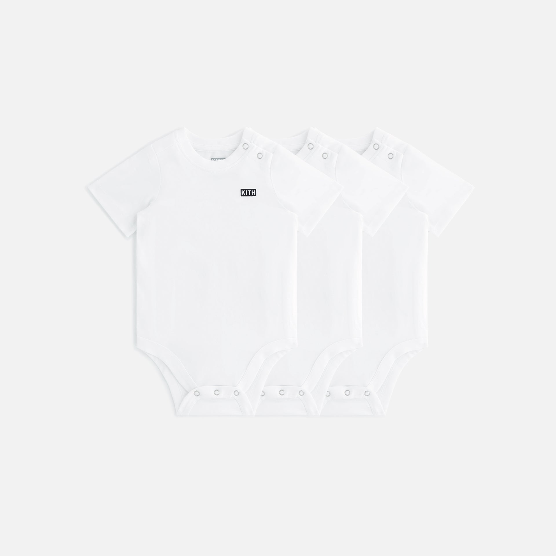 UrlfreezeShops Baby 3-Pack Bodysuit - White