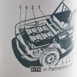 Kith for BMW Car Sketch Mug - White