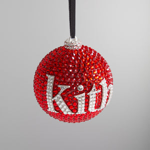 UrlfreezeShopsmas Ball Ornament with Swarovski® Crystals - Red