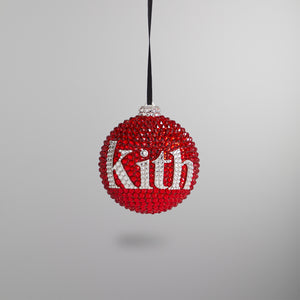 Kithmas Ball Ornament with Swarovski® Crystals - Red
