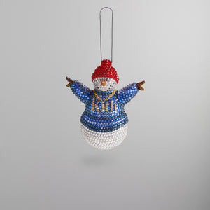 UrlfreezeShopsmas Snowman Ornament with Swarovski® Crystals - Multi