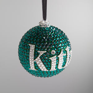 UrlfreezeShopsmas Ball Ornament with Swarovski® Crystals - Green