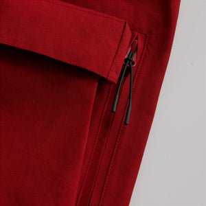 OVO Monogram Velour Track Pant Red - Mens, Size XL