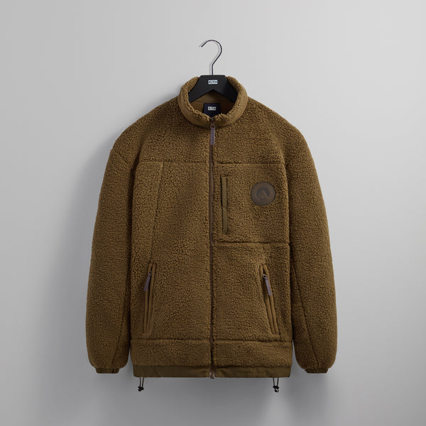 Kith Pinehurst Bonded Sherpa Full Zip - Terra