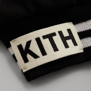 Kith Golden Bear for New York Knicks Varsity Jacket Black Men's