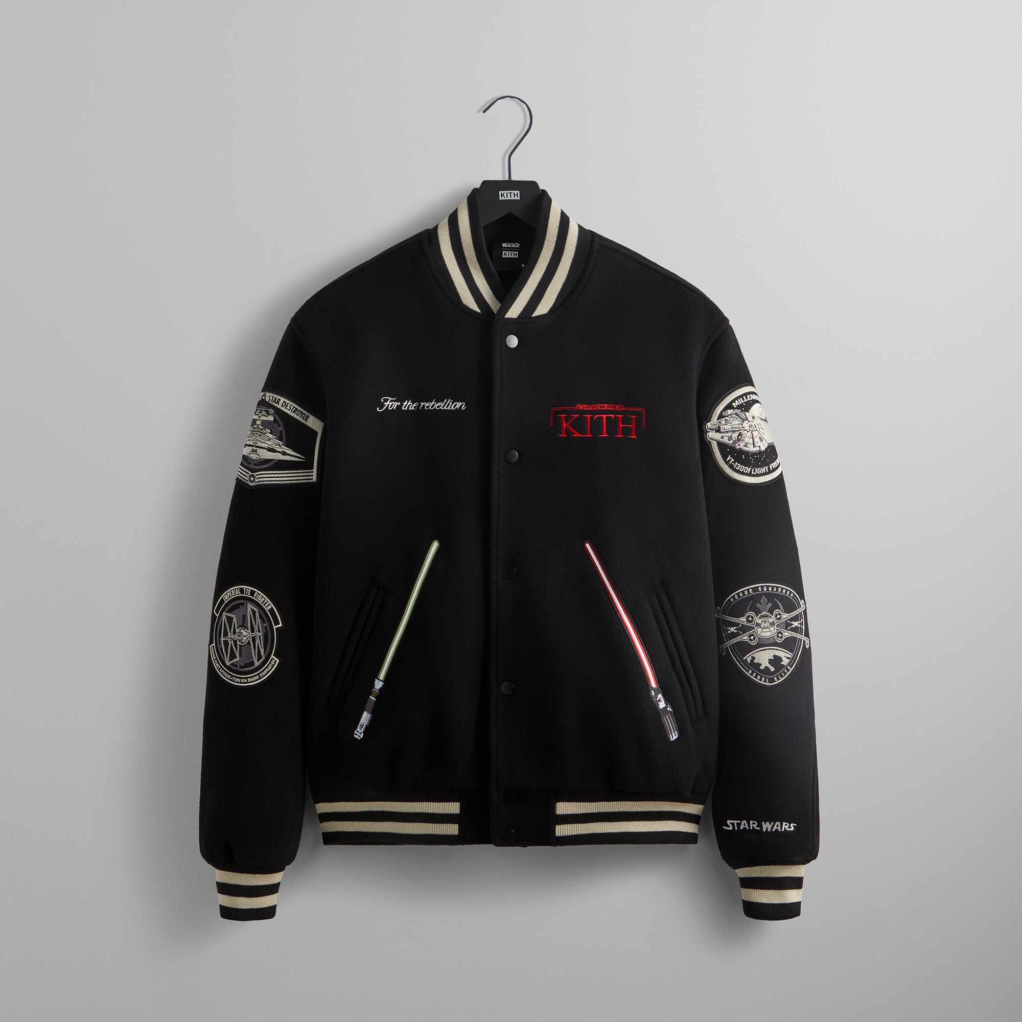 STAR WARS™ | Kith Jedi Varsity Jacket - Black PH