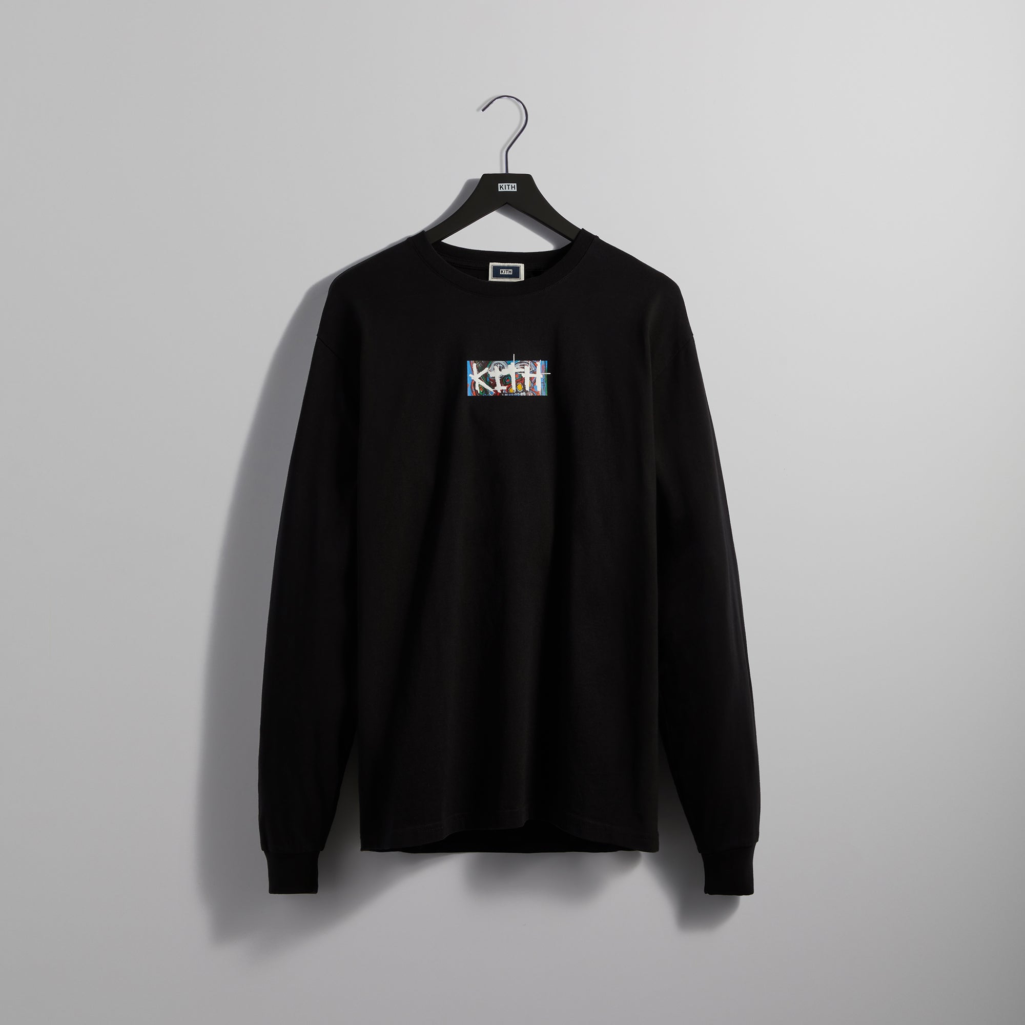 Kith for B Robert Moore Classic Logo L/S Tee - Black