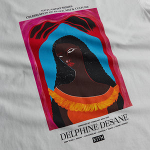 Kith for Delphine Desane Gallery Tee - White