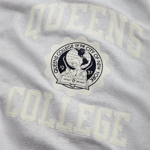 Kith & Russell Athletic for CUNY Queens College Crewneck - Light Heather Grey