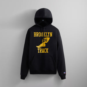 Kith & Russell Athletic for CUNY Brooklyn College Track Vintage Hoodie - Black