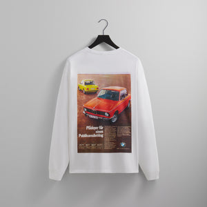 Kith for BMW Crowd Favorite Long Sleeve Vintage Tee - White