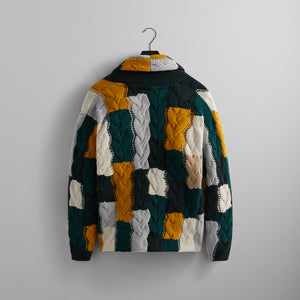 Kith Patchwork Cable Becker Cardigan - Stadium