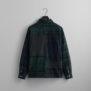 UrlfreezeShops Patchwork Berkeley Buttondown Shirt - Conifer