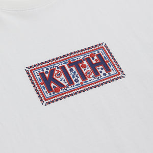 Kith Needlepoint Classic Logo Tee - White