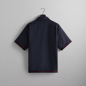 UrlfreezeShops Pinstripe Woodpoint Shooting Shirt - Nocturnal