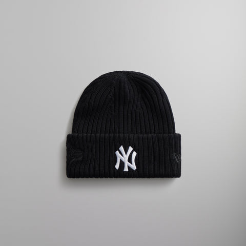 Kith & New Era for the New York Yankees Knit Beanie - Black