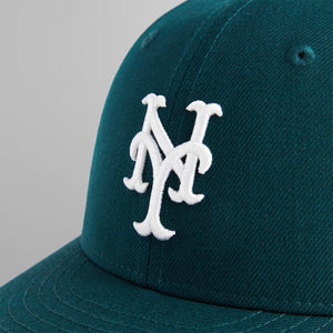 New York Mets New Era Black & White Low Profile 59FIFTY Fitted Hat