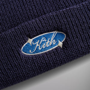 Kith Clean Script Acrylic Beanie - Nocturnal