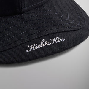 Kith Kin Brim Low Pro Fitted Cap Black