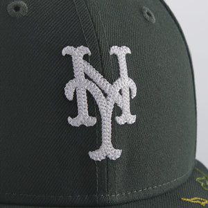 Kith & New Era for Mets Floral Chainstitch 59FIFTY Low Profile - Cypress