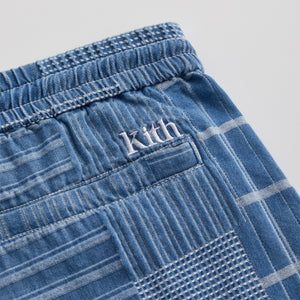 Kith Japanese Indigo Jacquard Wolcott Short - Indigo